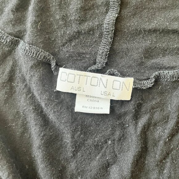 Womens Cotton On Black Sleeveless Cardigan - L - Picture 5 of 6